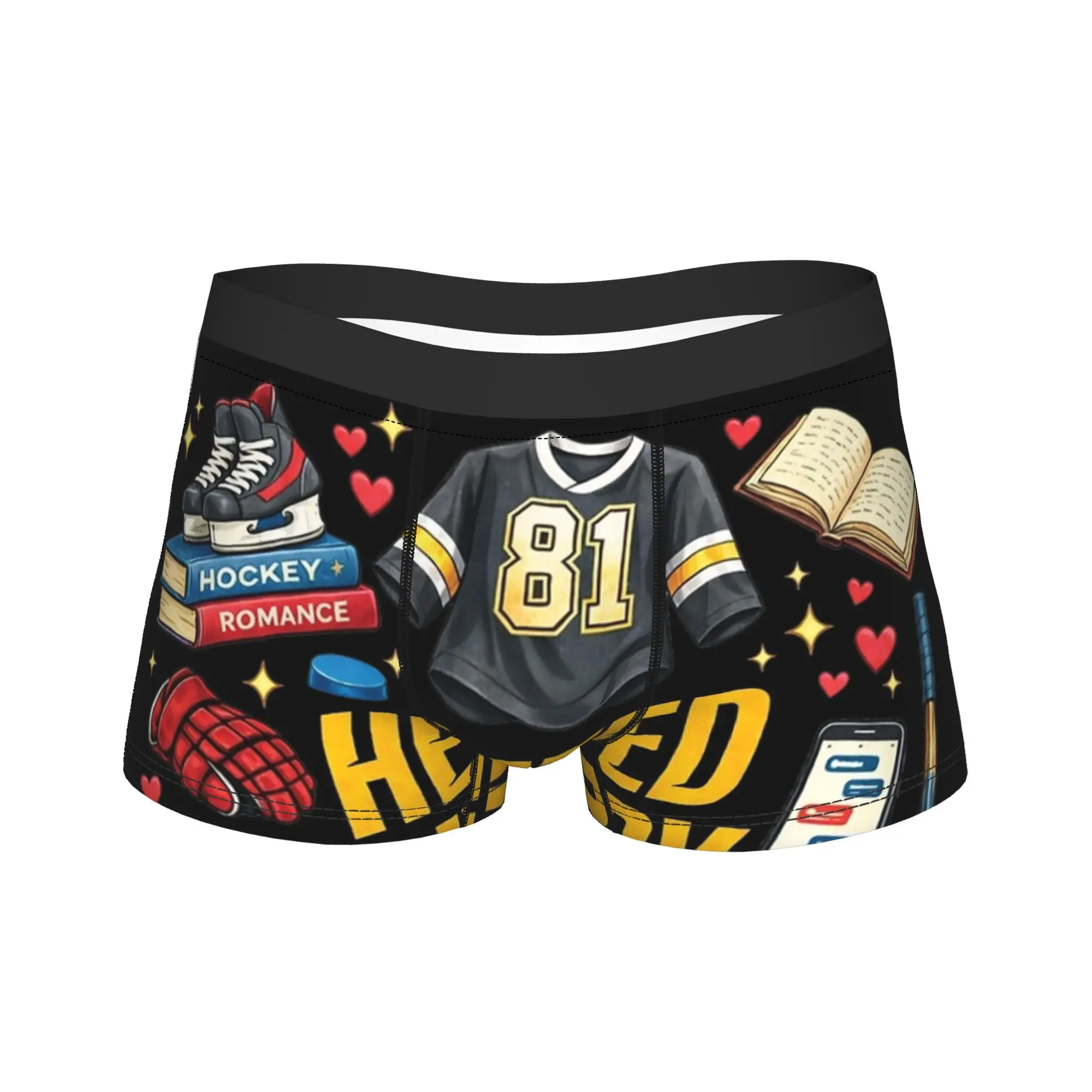 

Мужские трусы-боксеры с подогревом Hockey Heated Rivalry, качественные, мягкие, модные, большие размеры до 2XL