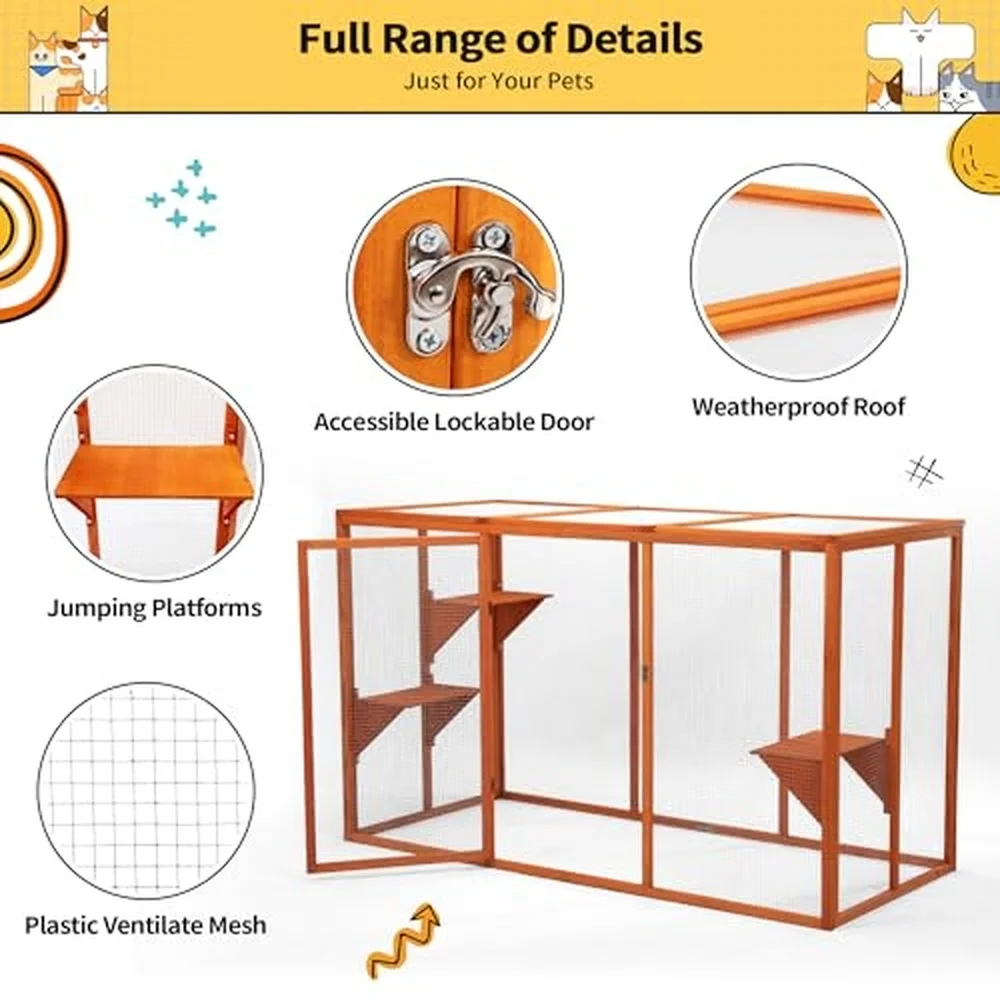 Catio Outdoor Cat Enclosure 71