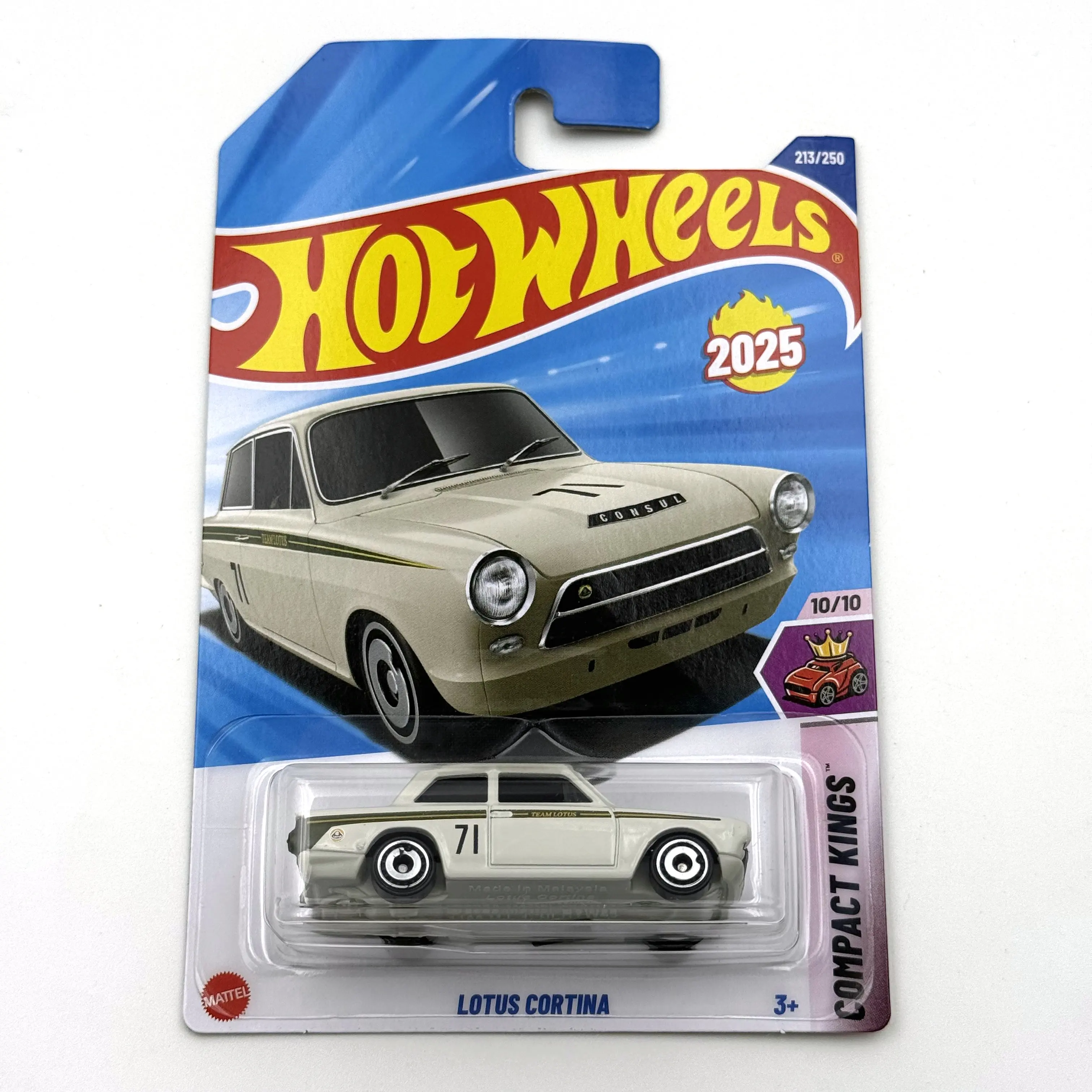 

2025-213 Hot Wheels Cars LOTUS CORTINA 1/64 Коллекция металлических литых моделей игрушечных транспортных средств