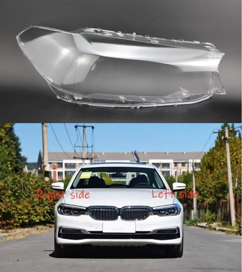 

For BMW 5 Series G38 G30 520i 523i 525i 528i 530i 2017 2018 2019 2020 Car Headlight cover Headlamp Lens Auto Shell Cover