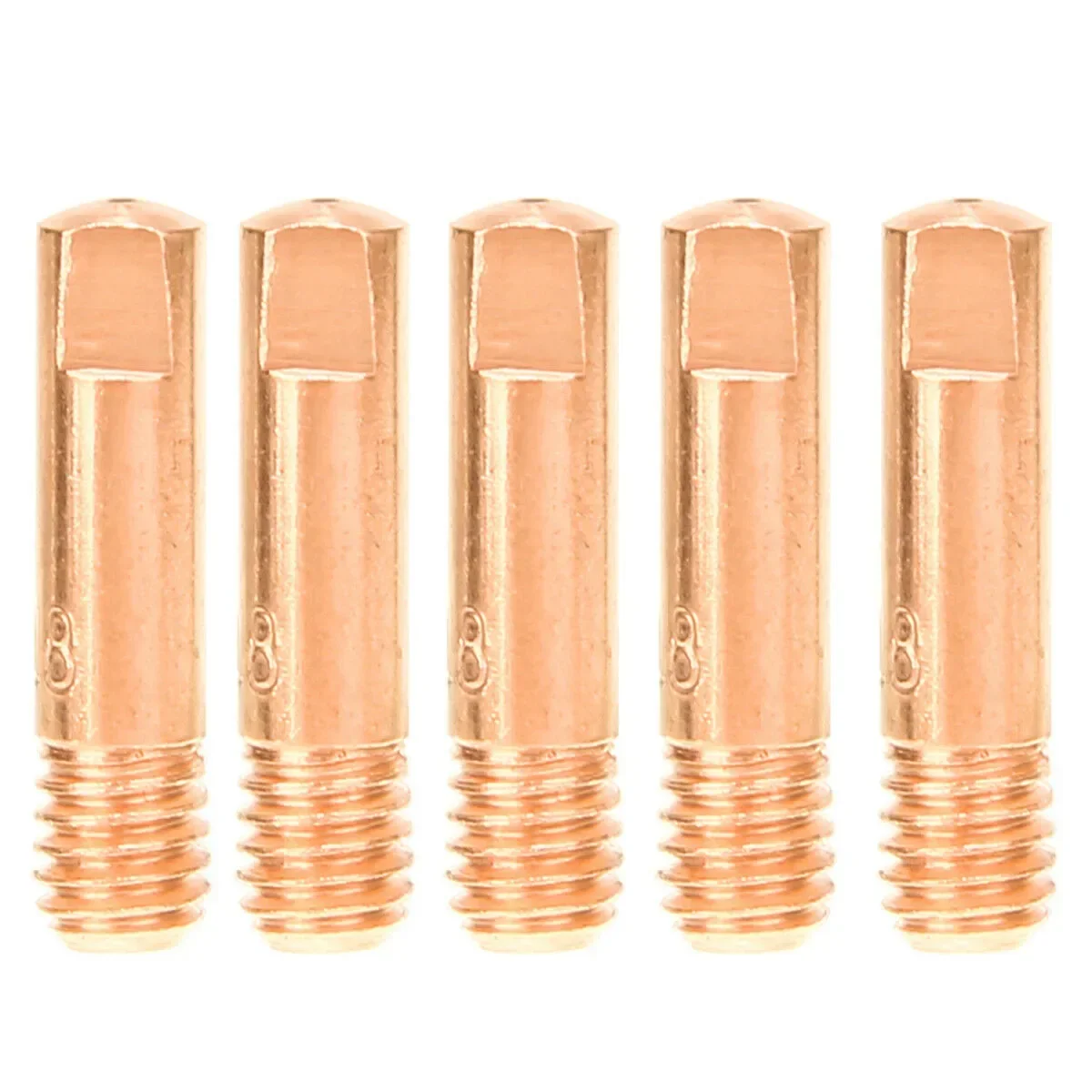 

11pcs Welding Torch 15AK 0.8mm 0.030' Conductive Tip MIG Welder Contact Tips For Welding Guns GRIP15 Abimig150/200 Welding Tool