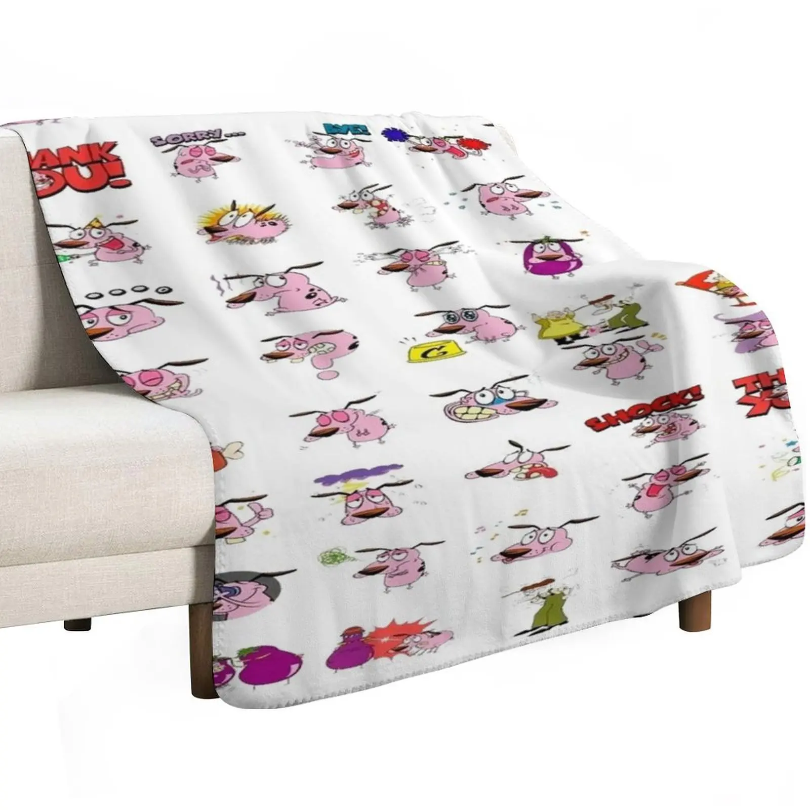 courage Throw Blanket Soft Plaid Personalized Gift warm winter Travel Single anime Blankets