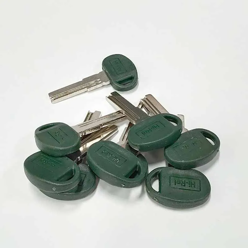 for MOTTURA-C6L Blank Key Copper Plastic Green for Door Lock 5/10/50/100 Pcs