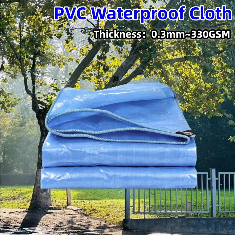 

Thickness 0.3mm PVC Rainproof Cloth Garden Waterproof Sun Shade Net Canopy Balcony Plants Cover Car Truck Rainproof Cloth