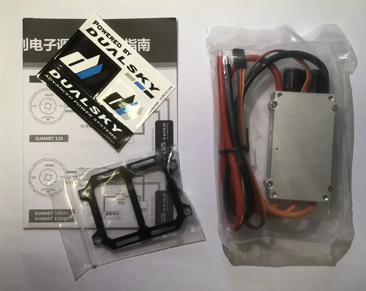 

DUALSKY SUMMIT100AHV SUMMIT 100HV ESC Высоковольтная версия 100A Электронный регулятор скорости для двигателей Dualsky GA, HD,EA, DA, ECO