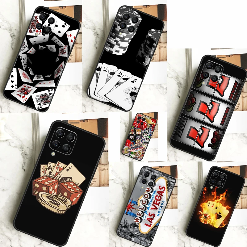 Las Vegas Casino Poker For Samsung Galaxy M23 M33 M13 M53 M11 M51 M14 M34 M54 M15 M55 M20 M30s M12 M32 M52 Case