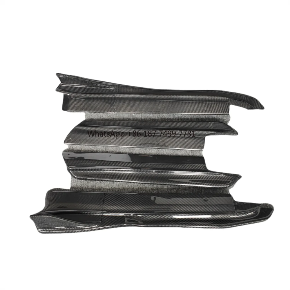 

Used for Modifying the . . 718 Boxster with Genuine Carbon Fiber A-style Side Skirts and a Four Piece Body Kit