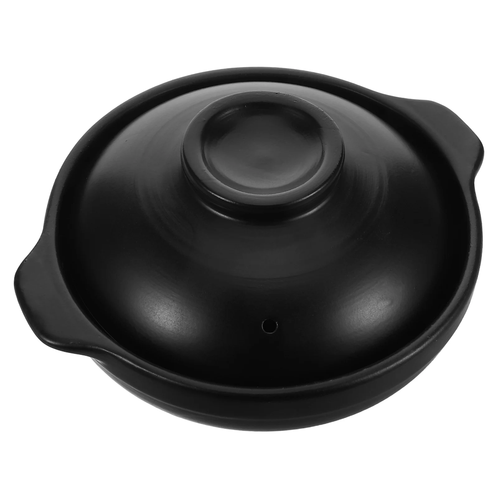 

900ml Ceramic Casserole Clay Pot Stew Pot With Lid Heat-Resistant Cookware For Casserole Rice Noodles Bibimbap Kitchen Cooking