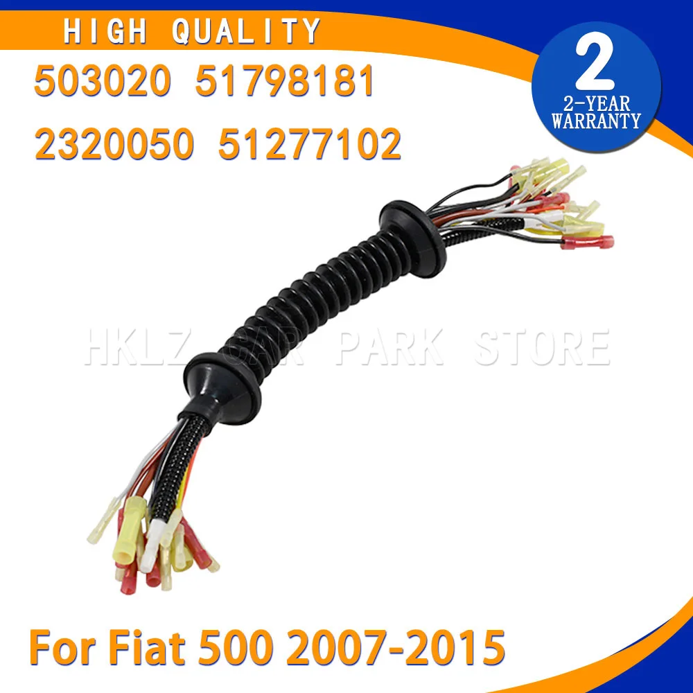 Langlebiges Reparaturset für die Heckklappenverkabelung, Kabelbaum für die Hecktür für Fiat 500 2007-2015 503020 51798181 51277102 2320050. – Detail 1
