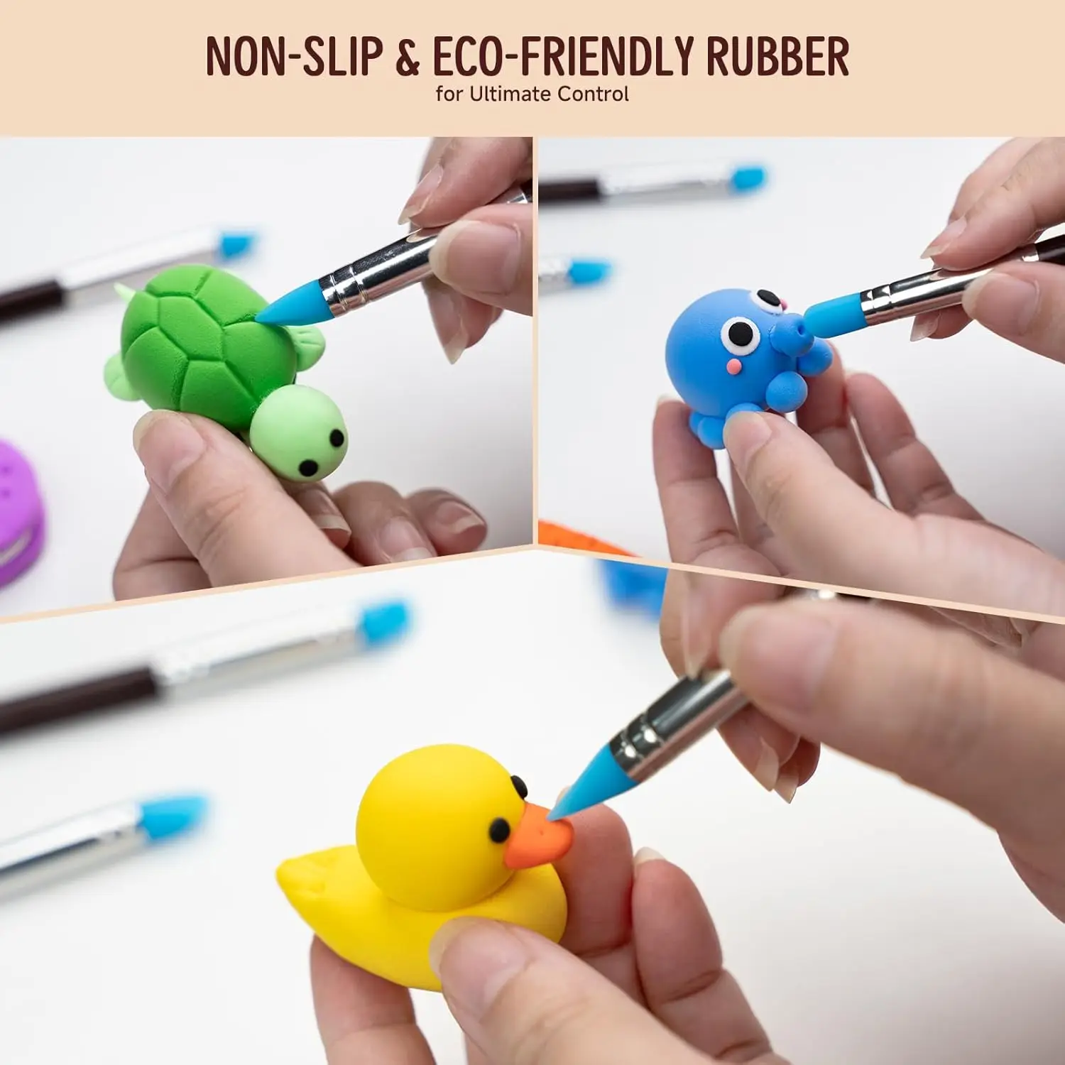 DIY Ceramics Clay Sculpture Polymer tool set Beginner's Multi-tools Craft Sculpting Pottery Modeling Carving Smoothing Wax Kit