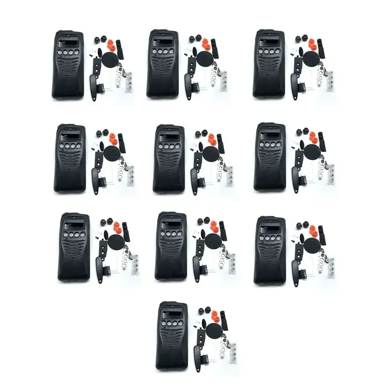 

Lot 10PCS Front Panel Cover Case Shell with Volume Channel Knobs for Kenwood TK3217 TK3212 TK2212 TK2217 TK-3217 TK-2217 Radio