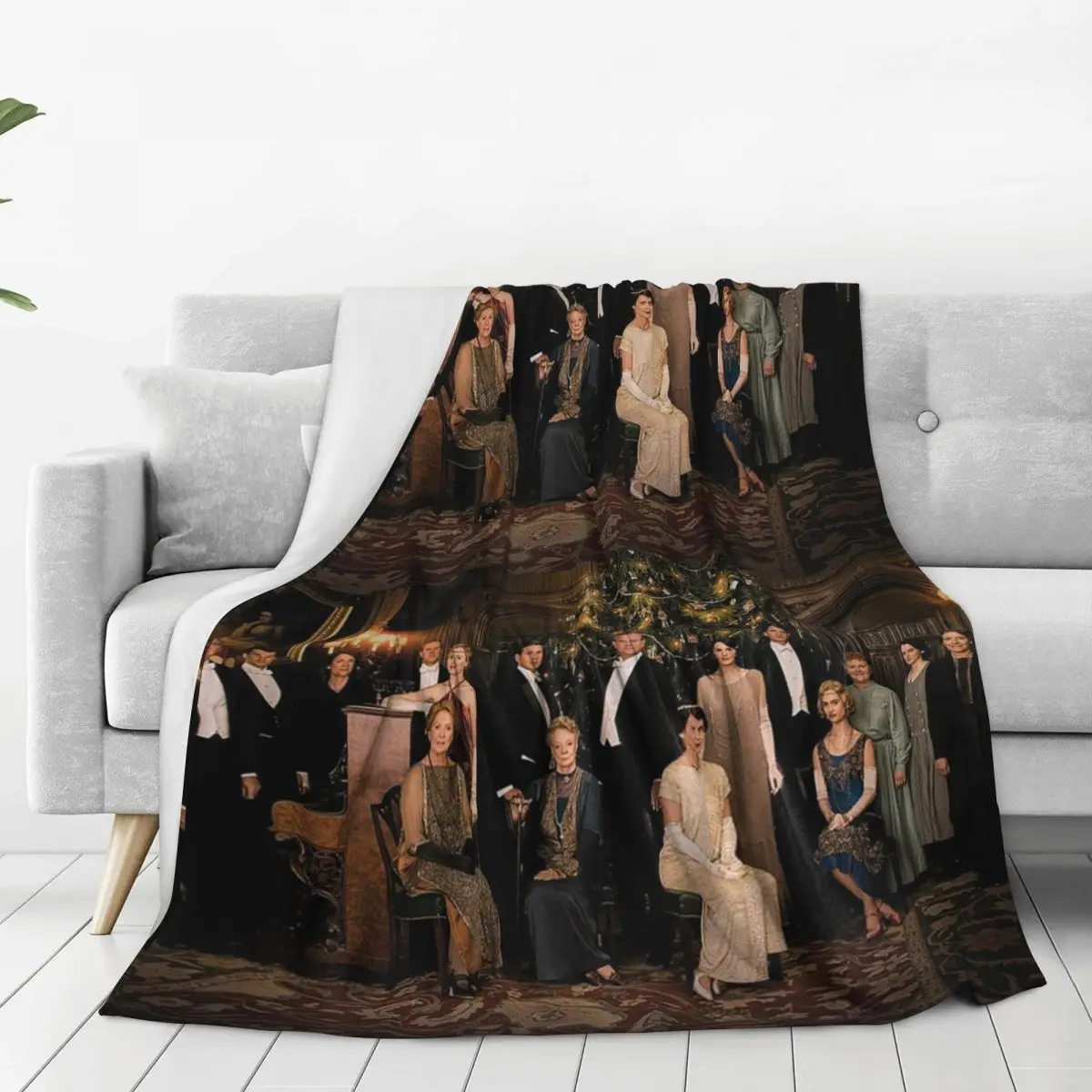 Downton Abbey Cast Blankets Flannel Super Soft Throw Blankets Sofa Throw Blanket For Couch Bedding Outdoor Throws Bedspread