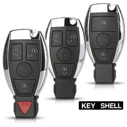 jingyuqin Remote Car Key Shell Case 2000+ NEC BGA For Mercedes For Benz A B C E Class W203 204 205 210 211 212 221 2/3/4 Button