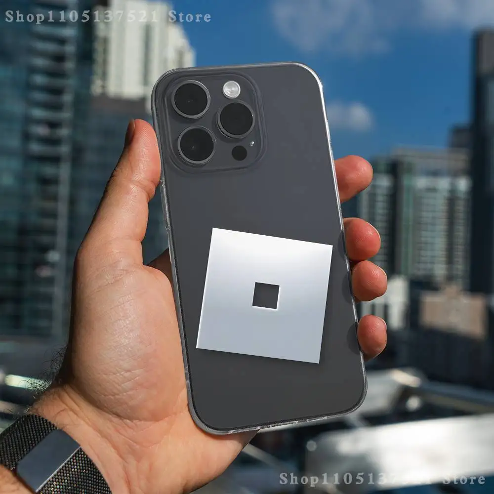 حافظة هاتف بشعار Game R-Roblox-ES لهاتف iPhone 17,16,15,14,13,12,11 Pro,Max,Plus,X,XS,XR,SE4,E غطاء ناعم شفاف صغير #5