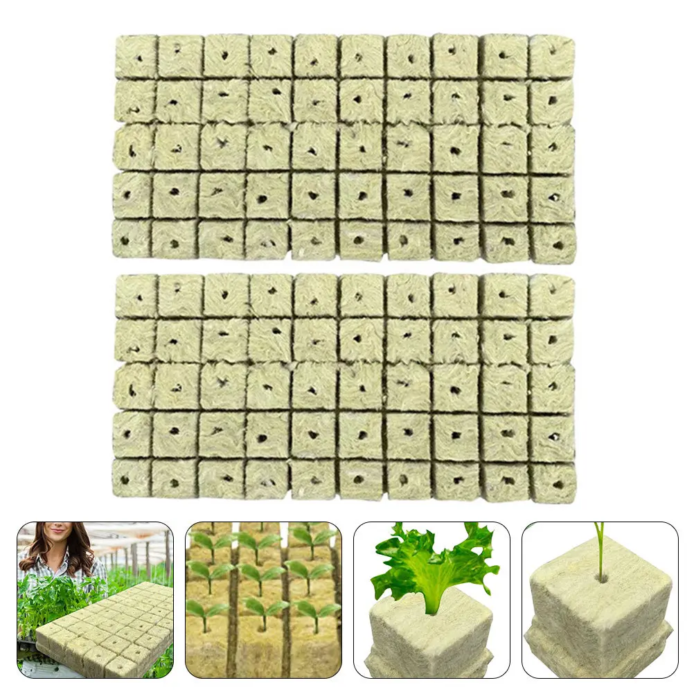 100Pcs Seedling Cultivation Nursery Block Soil Plugs for Gardening Planting Supplies Soilless Starter Nutrient Blocks