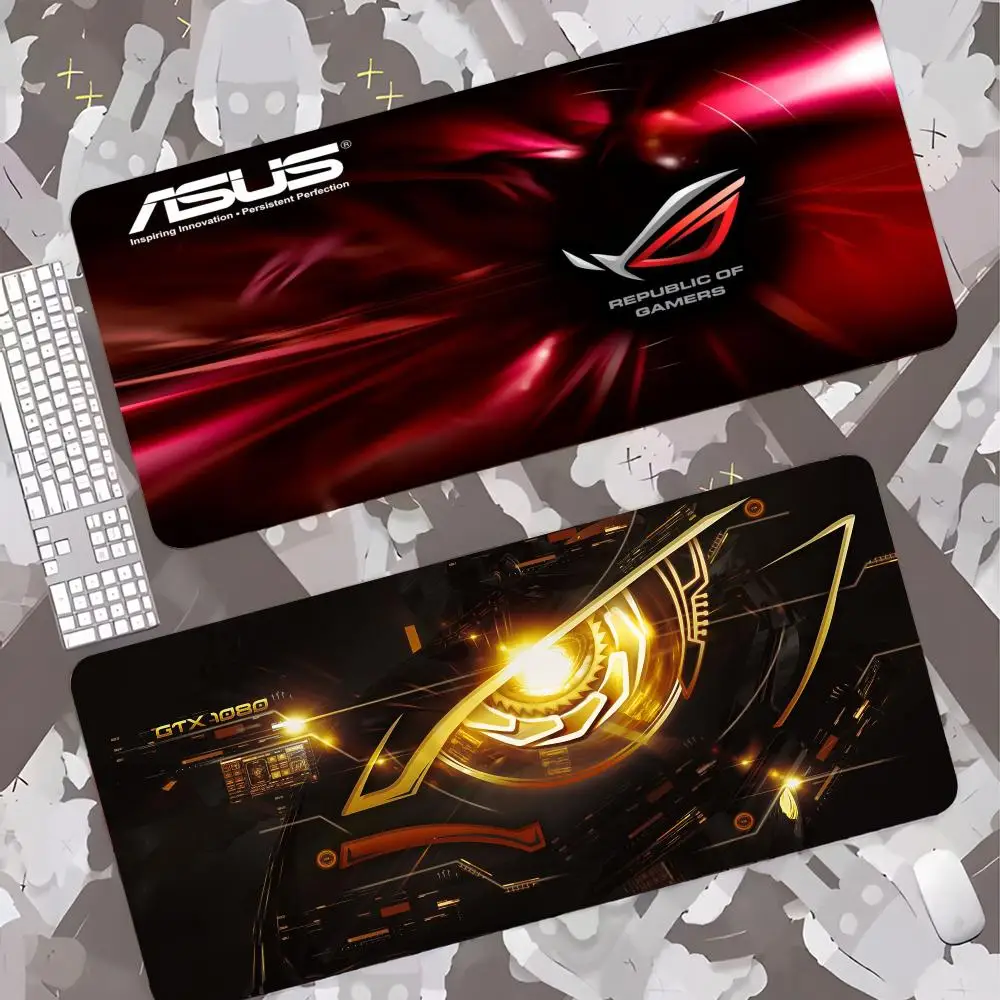Republic of Gamers Mouse Pad Gamer Keyboard Mat Pads Gaming Desk Protector Laptops Large Mousepad Cartoon Deskmat