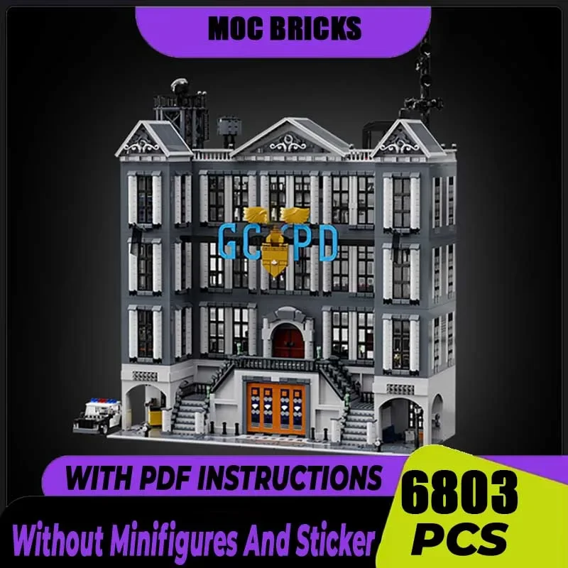 

Строительная модель Moc, строительные блоки, задерживание, железное здание, модель фильма, технология, кирпичи, набор для сбора «сделай сам», подарочная сборка, игрушки