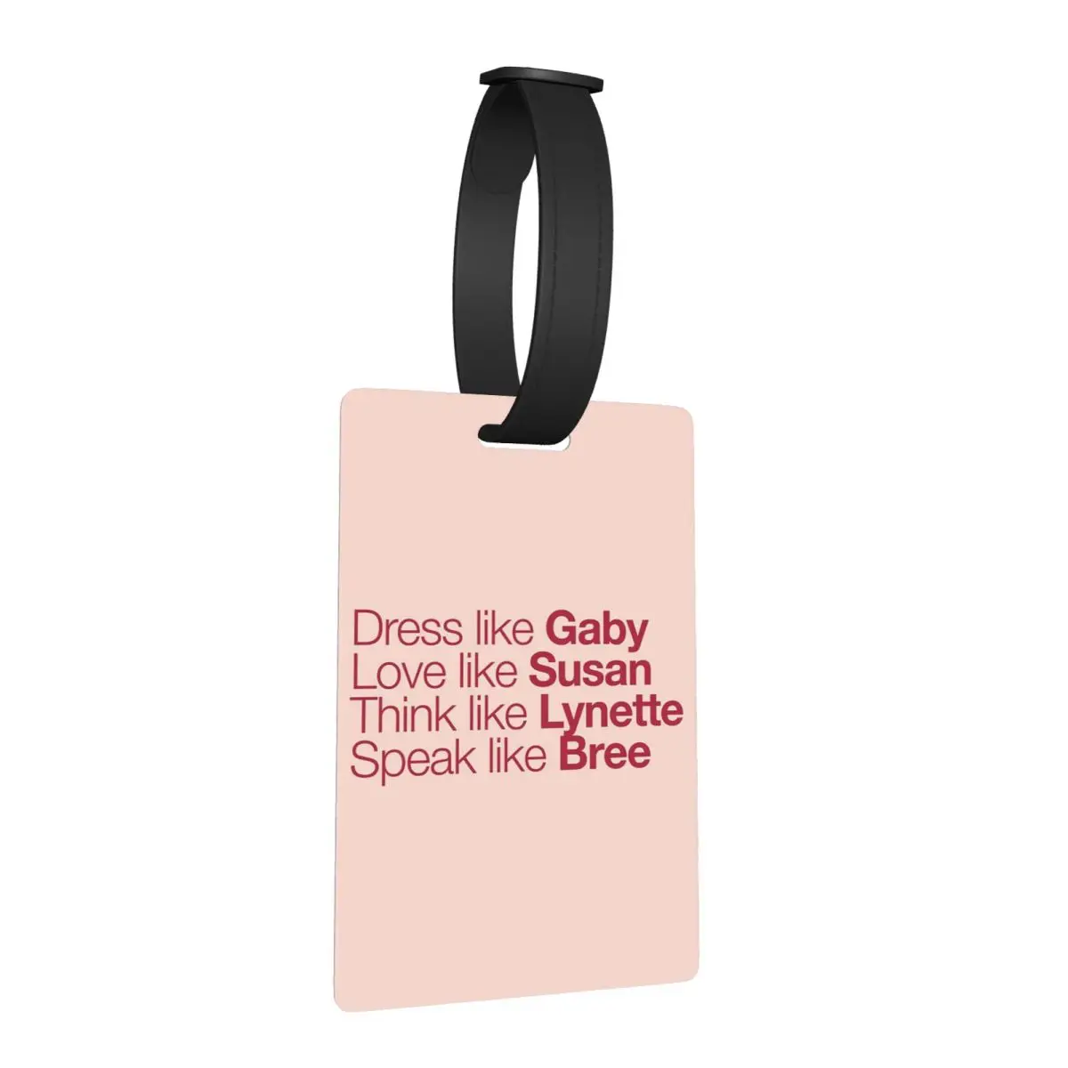 

Desperate Housewives ( Red Peach ) Luggage Tags Suitcase Accessories Travel Baggage Boarding Tag Label Holder ID Name Address