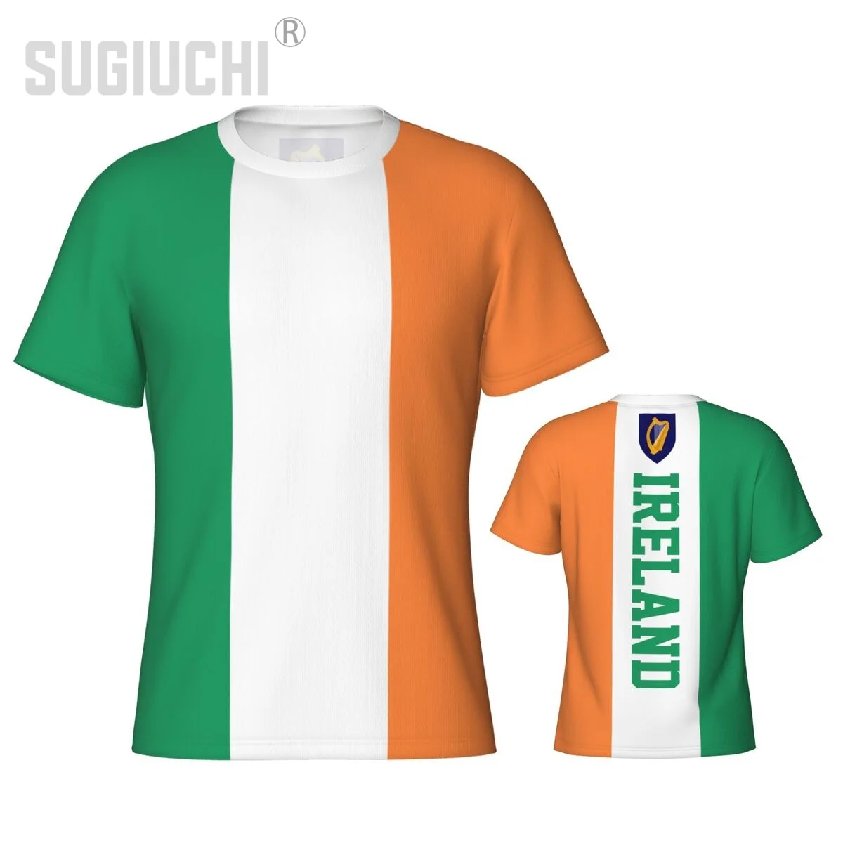 Tight Sports T-shirt Ireland Flag Irishman 3D For Men Women Tees jersey Clothes Soccer Football Fans Gift Patriotic T shirt