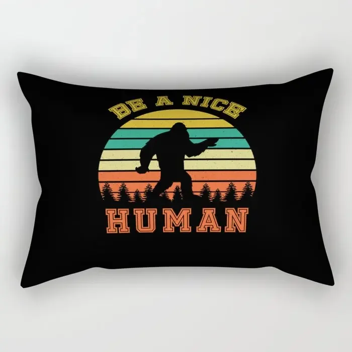 Bigfoot Plush pillowcase，living Room Sofa Throw Pillow Cushion Cover，throw pillows covers 40x40,45x45,50x50,60x60 30x50 40x60