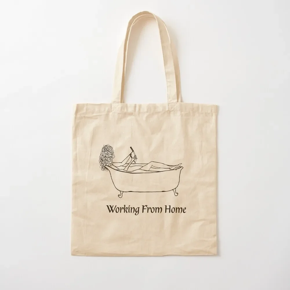 

Quirky Working From Home Tote Bag tote bags aesthetic university shopper bag personalized tote Bag