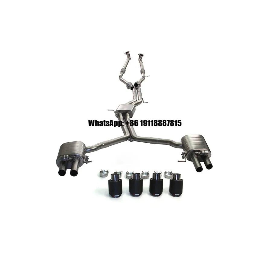 

Performance Exhaust Pipe for Audi S4/s5 B8 B8.5 B9 3.0t 2013-2024 Turbo Stainless Steel304 Escape Catback Exhaust System Muffler