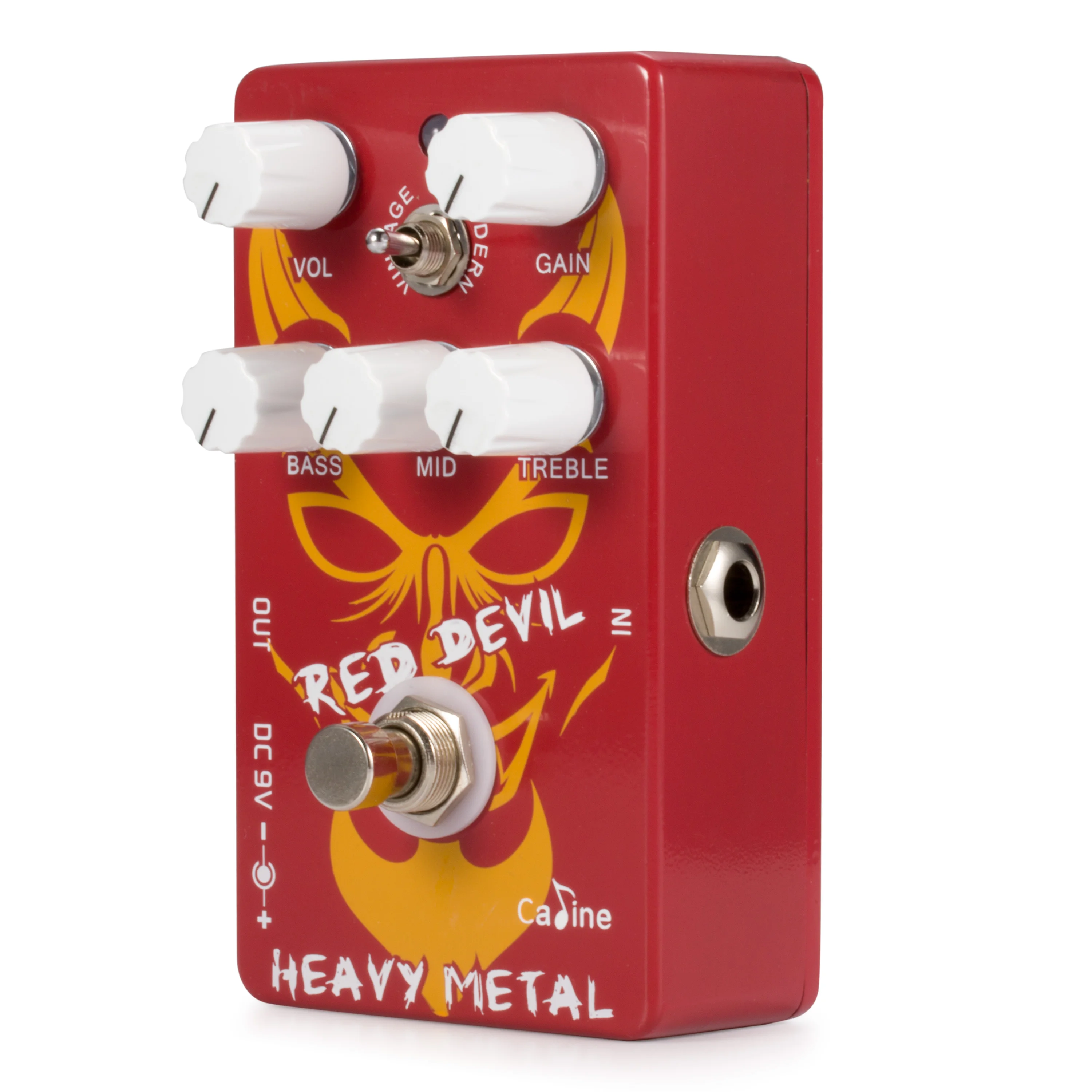 Caline CP-30 Red Devil Heavy Metal High Gain Distortion Guitar Effect Pedal Guitar Accessories