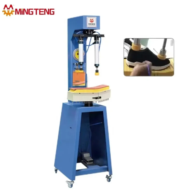 Simple Pneumatic Casual Shoe Edge Sole Side Marking Machine For Sport Shoe Making