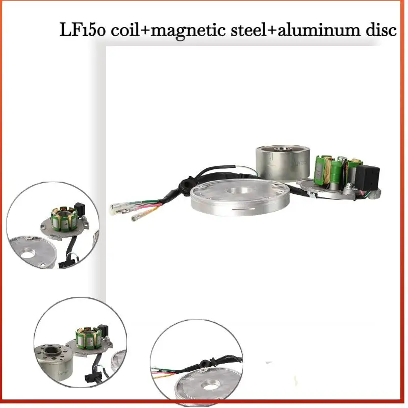 Premium Motorcycle Coil Stator Permanent Magnet Rotor Kit LF150 150cc Horizontal Dust Pit Bicycle Accessories