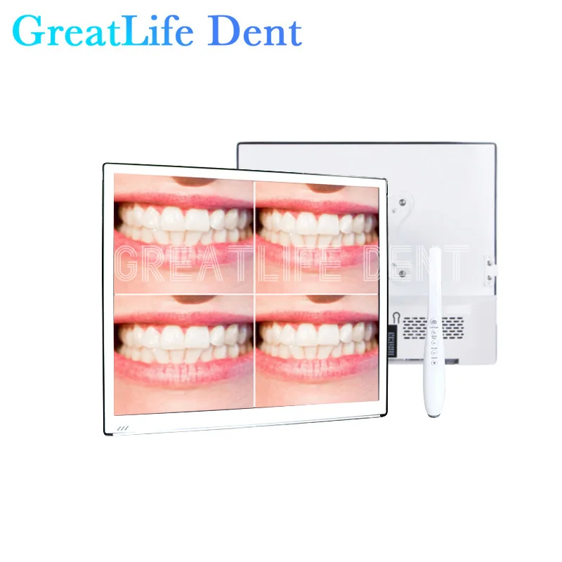 GreatLife Dent Wifi HD 8 Million Pixels High-definition Endoscope Tools 17Inch Digital LCD Monitor Dental DA300 Intraoral Camera