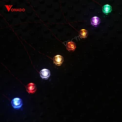 Vonado-LED Light Acessórios para DIY Building Blocks, lâmpada compatível, caixa da bateria, luzes coloridas Dot, modelos