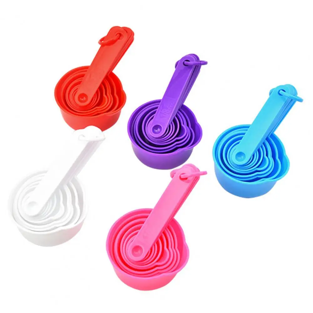 Measuring Spoon Set Glossy Measuring Spoons 11-piece Plastic Measuring Spoon Cup Set Bpa-free Baking Tools for Flour Sugar Salt