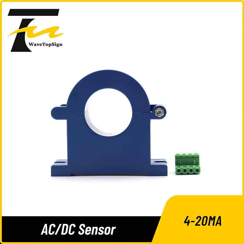 Open-Type Current Transmitter AC/DC Sensor 4-20mA Output Split-Core Hall Effect Integrated Current Transformer with RS485
