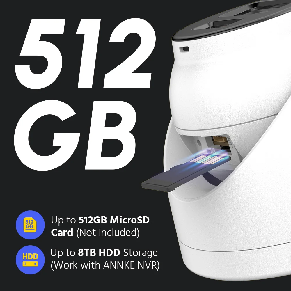 ANNKE H1200 12MP Sicherheitskamerasystem, H.265+ 8CH NVR, 8 Stück 12MP UHD PoE IP Bullet-Kameras mit Smart Dual Light, KI-Mensch- und Fahrzeugerkennung, Farbnachtsicht für Außenüberwachung – Detail 8