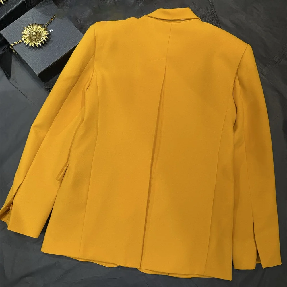2026 Winter Women's Suit Jacket, Satin, Slim Fit, Casual Women's Top, Outerwear, Y2K New Fashion, Versatile, Lapel Coat bra