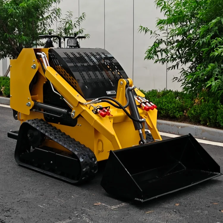 Hot Sale SDLOT 500kg Stand on No Cabin Crawler Skid Steer Loader Yanmar CE EURO5 EPA Multi Tool Compatible For Snow Removal Work