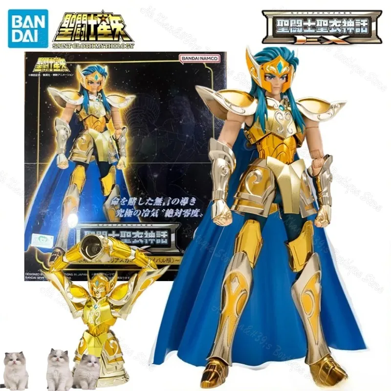 Original BANDAI Saint Cloth Myth EX TAMASHII NATIONS STORE 2025 REPRINT AQUARIUS CAMUS en Stock Anime modelo de figuras de acción Juguetes