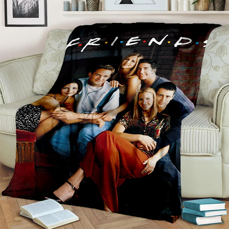 HD Classics TV Friends 3D Impressão Cobertor, Macio Cobertor para Casa, Quarto, Cama, Sofá, Piquenique, Viagem, Escritório, Capa Kids