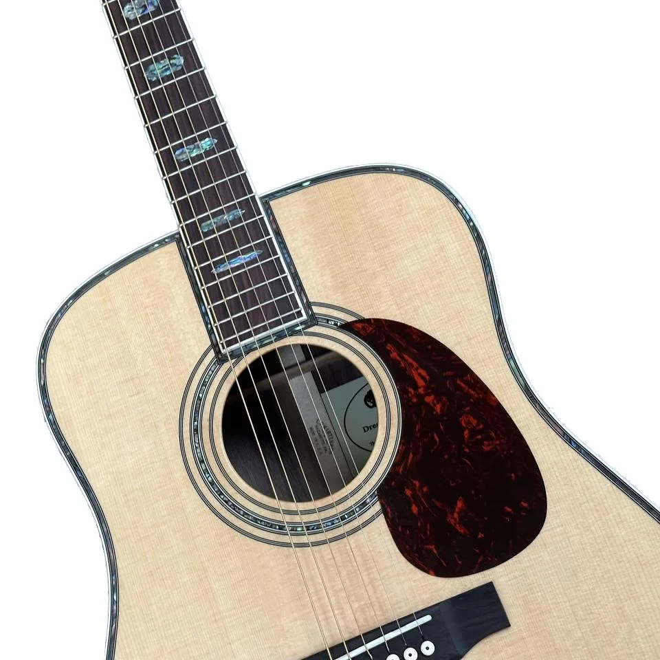 الجملة آلة موسيقية ترويجية D45 4/4 حجم 40 بوصة شجرة التنوب أعلى خشب الورد فريتس المهنية استخدام الغيتار الصوتية