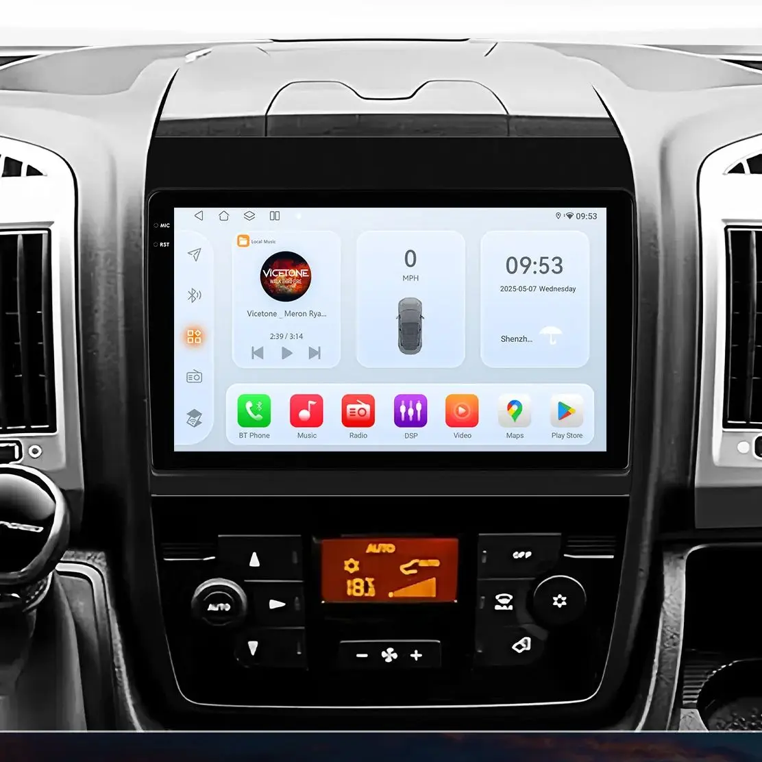 CarPlay Android 13 Autoradio für Fiat Ducato 3 für Citroen Jumper 2 für Peugeot Boxer 2 Auto Multimedia Vedio Player 2din Navi GPS