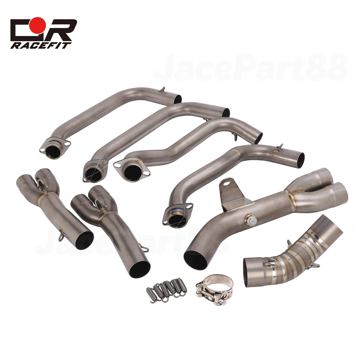 Titanium Stainless Steel Exhaust System Pipe Carbon Fiber Slip On Muffler For Kawasaki Z900 2025-2026 Motorcycle Escape