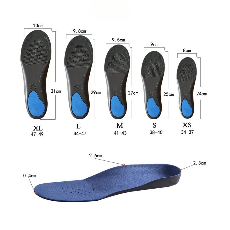 Flat Feet Arch Support Insoles Orthotic Height 3cm High Quality 3D Premium Comfortable Plush Cloth Orthopedic Insoles Foot Pad image 6