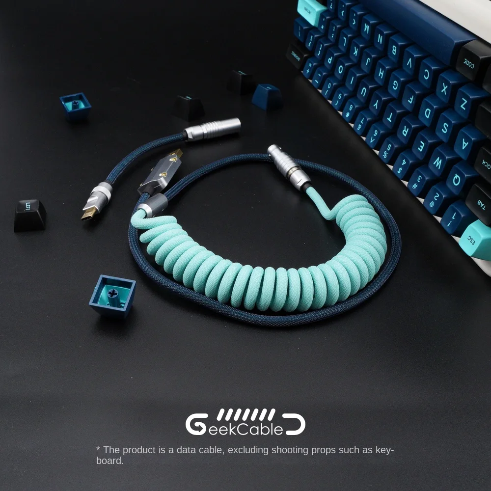 

Spot GeekCable Customized Mechanical Keyboard Data Cable MelGeek Series Cooperative Keycap Line Monster