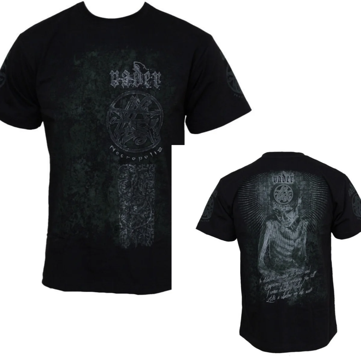 Y2k Vader Band Graphic Cotton T-shirt Unisex Short Sleeve Fashion Brand Tee Luxury Casual Vintage Tees