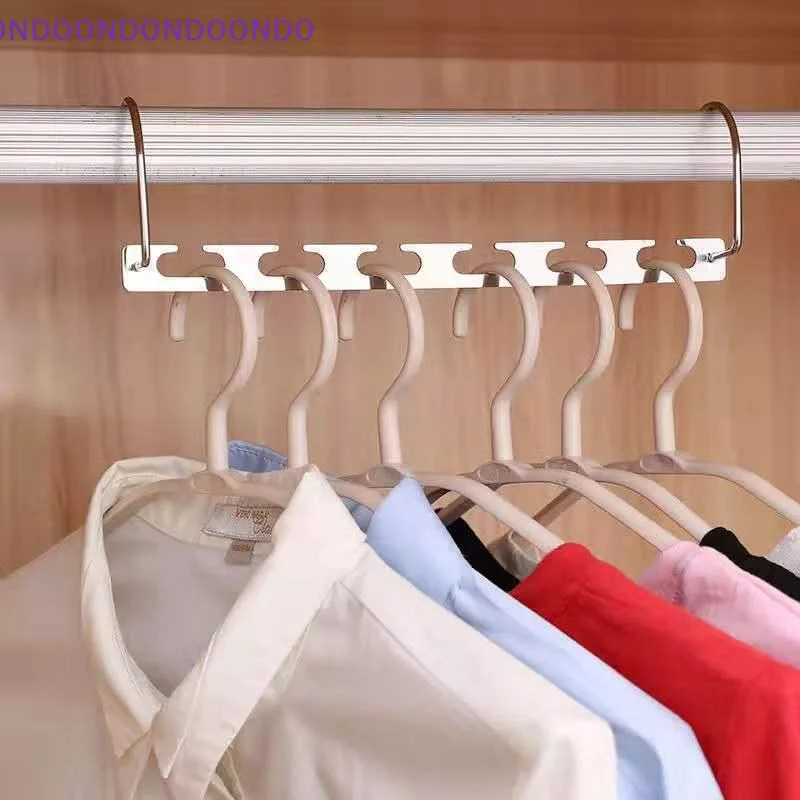 Multifunctional Magic Clothes Hanger Stainless Steel 6 Hole Metal Folding Dryer Wall Cabinet Storage Rack