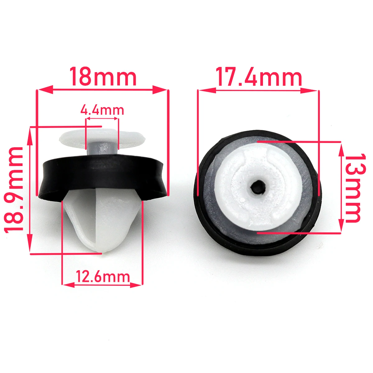 20Pcs For Land Rover Range Rover L405 2012 2013 2014 2015 2016 2017 - 2021 Door Card Panel Trim Pillar Clip W/ Rubber Seal Rivet