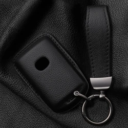 leather Car Remote Key Case Cover Shell For Mazda 3 Alexa CX30 CX-4 CX5 CX-5 CX8 CX-8 CX-30 CX9 CX-9 Protector Fob Accessories