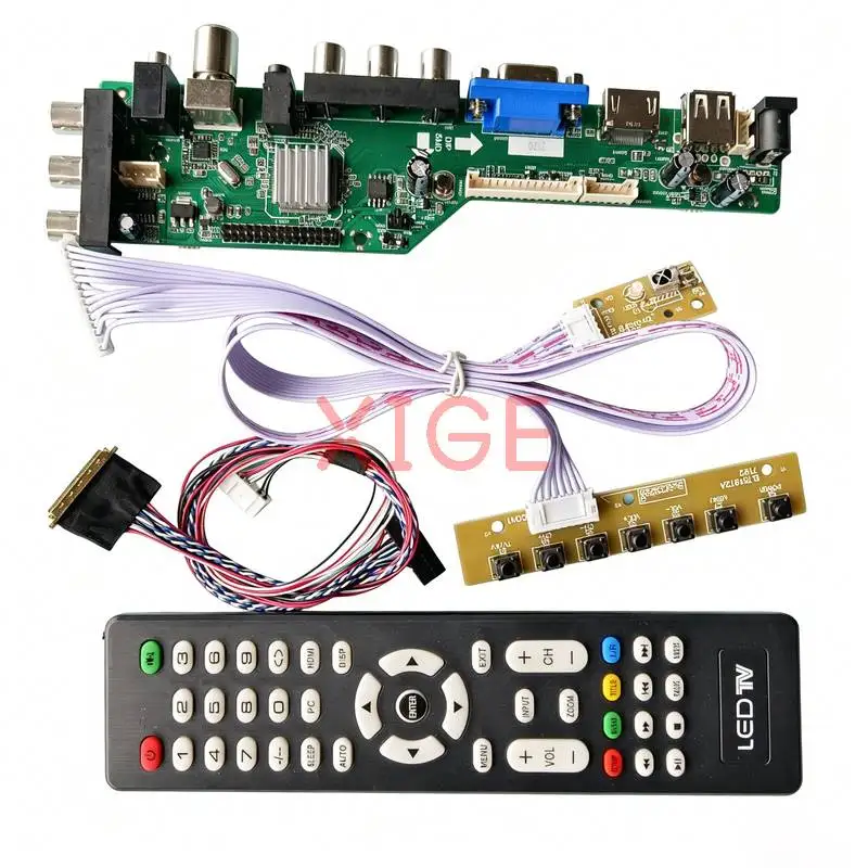 

Controller Board Fit B140XTN03 B140XTN01 B140XTN02 B140XTN06 1366x768 1366*768 LVDS-40 Pin Laptop Panel DVB/USB/AV/VGA/HDMI Kit