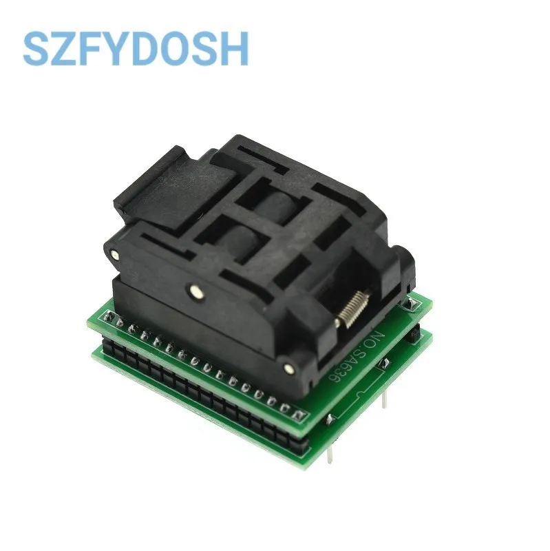  TQFP32 QFP32 TO DIP32 IC Programmer Adapter Chip Test Socket Burning Seat Integrated Circuits