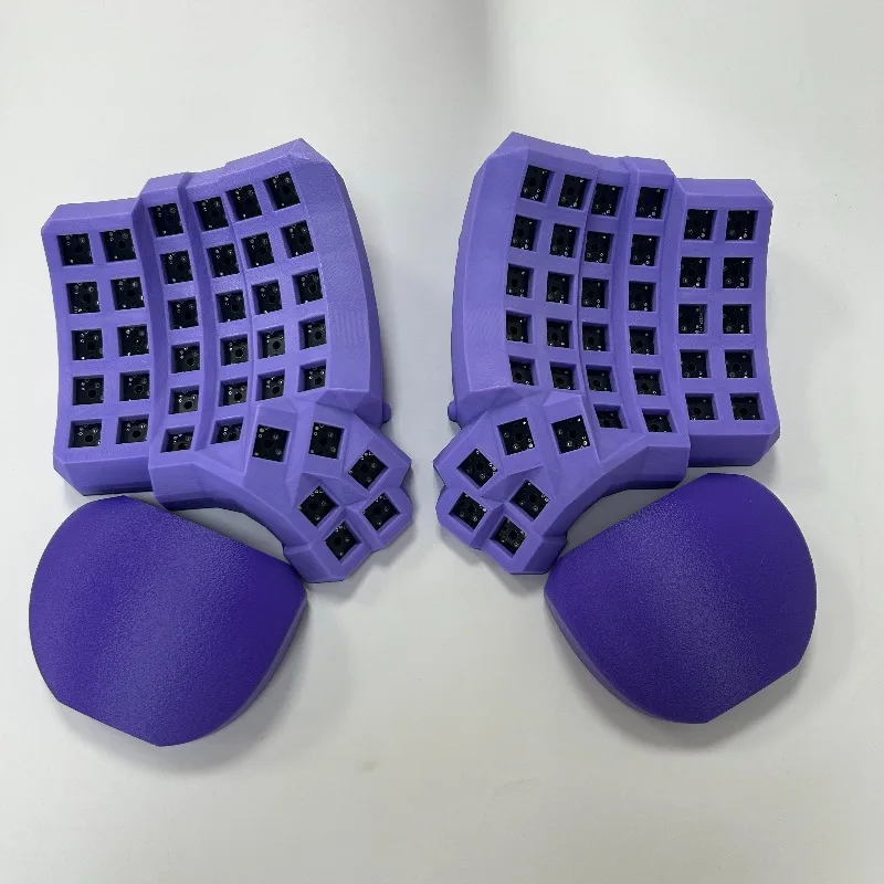 Dactyl Manuform Curved Surface Split Keyboard Kit Custom Wired Human Engineering Keyboard VIAL Key Change Type C Game Keyboard